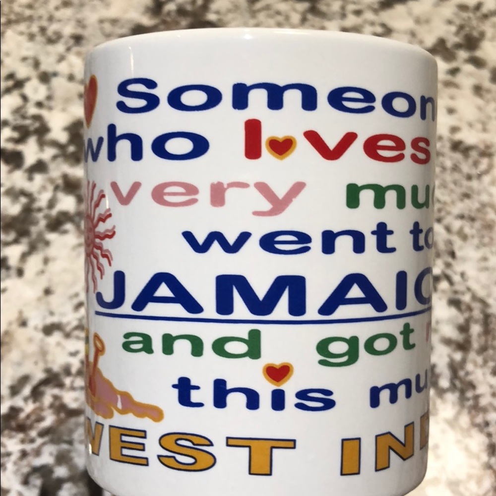 Classic tacky souvenir mug from Jamaica🇯🇲